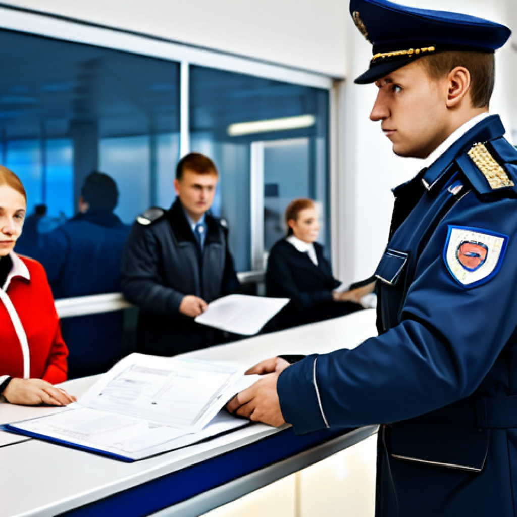 항공보안관리사와 보안 교육 현황 - Airport Security Professional**

"A professional-looking Russian airport security officer in full un...