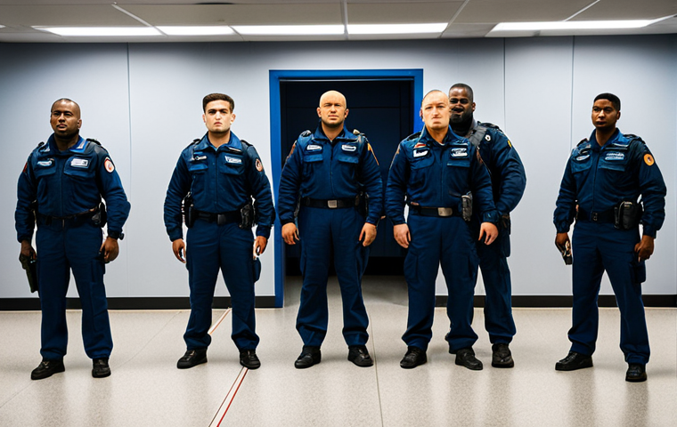 항공보안관리사와 보안 교육 현황 - Airport Security Professional**

"A professional-looking Russian airport security officer in full un...