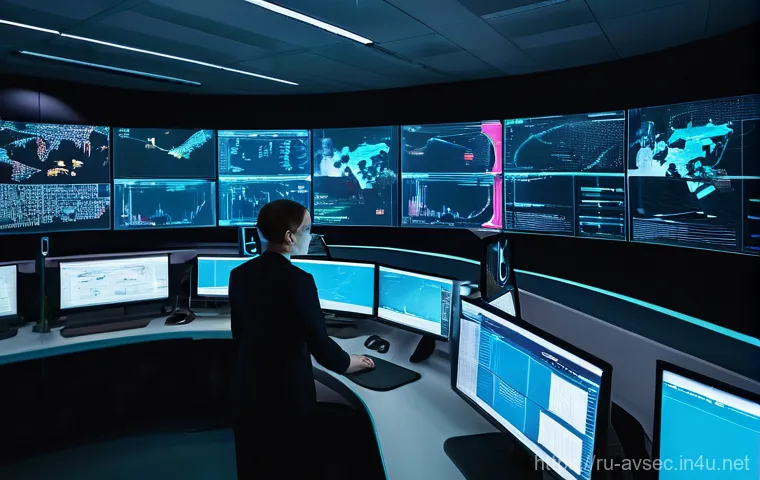 항공보안관리사 실무 트렌드 - **Prompt:** A high-resolution, cinematic image of a state-of-the-art baggage screening area inside a...