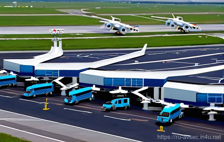 항공보안관리사 실무 트렌드 - **Prompt:** An immersive, futuristic view of a secure cybersecurity operations center within a major...